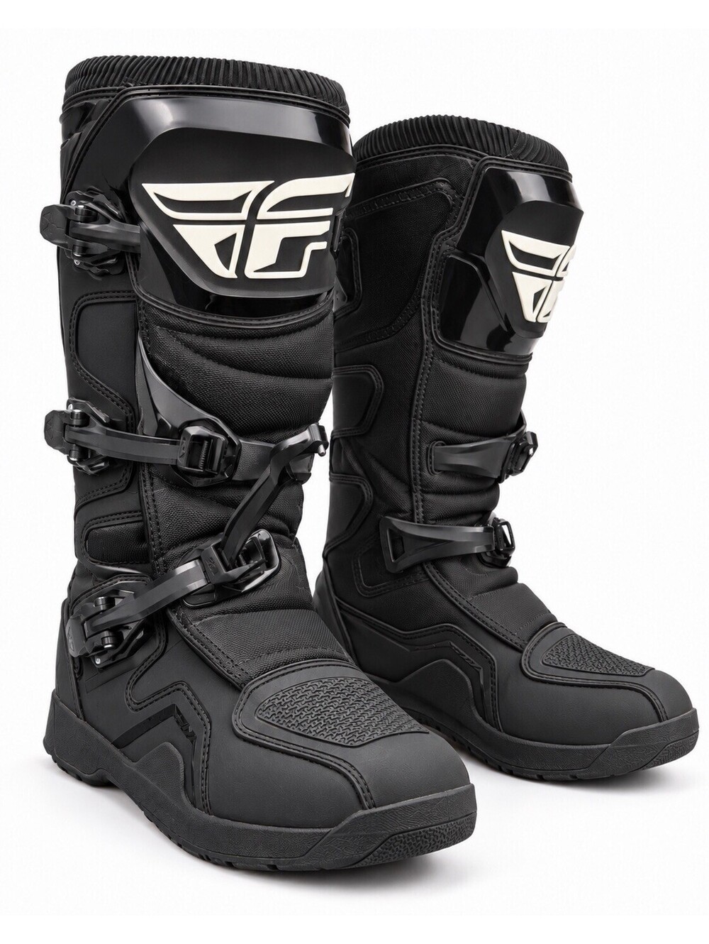 FLY Racing Maverik Motocross Boots Men’s Size 14 Black MX Dirt Bike ATV